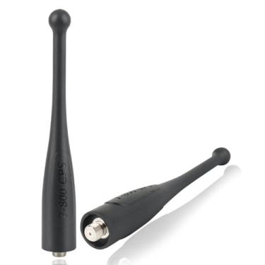 Imagem de Antena de rádio 7-800 GPS Stubby Antena SMA-fêmea de banda única UHF compatível com Motorola APX 6000 7000 8000XE APX Rádio amador Walkie Talkies, pacote com 2