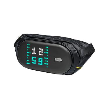 Imagem de Pochete Divoom Com Painel Em Arte Pixel Pixoo Slingbag Preto