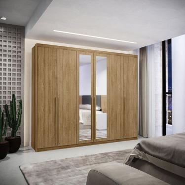 Imagem de Guarda-roupa Casal 6 Portas Dubai Majestic Marrom