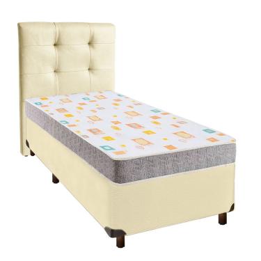 Imagem de Kit Cama Box + Cabeceira + Colchão Solteiro D20 - D20 - Inducol