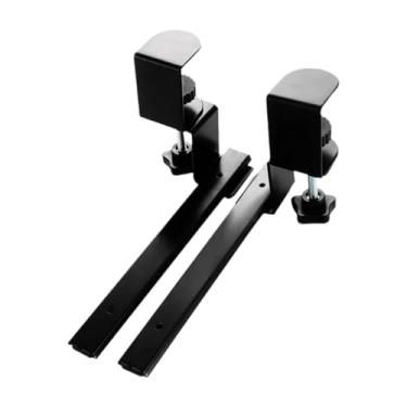 Imagem de Generic Bandeja deslizante para gaveta de teclado faça você mesmo sob a mesa de escritório, ferragens de grampo, Mandíbula de Rotação 4.8 Cm