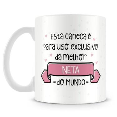 Imagem de Caneca Personalizada para Neta com Foto - Presente Especial - Amo Cane