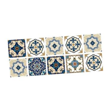 Imagem de Generic Adesivo de parede de marroquino, decalque para decoração de casa, quarto, papel de parede de PVC, mural faça você mesmo para penteadeira, 15cmx15cm