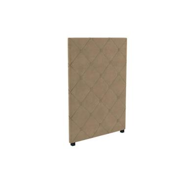 Imagem de Cabeceira Estofada Para Cama Box Cab012 Solteiro Suede Bege Kappesberg