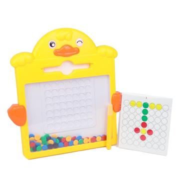 Imagem de Lousa Mágica 25x25cm Desenho Magnético Patinho - Tudo em Caixa