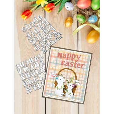 Imagem de Metal Capital 26 moldes de corte do alfabeto, 26 letras minúsculas do alfabeto para fazer cartões, estêncil, ferramenta de gravação de recortes, faça você mesmo, moldes de artesanato gravados