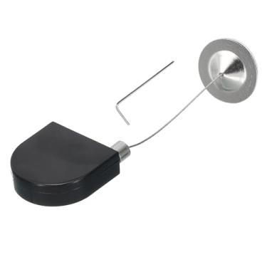 Imagem de Generic Trava de cabo de segurança retrátil, controle remoto, preto, 90 cm de comprimento, corda antiperda, trava para TV, DVD, hardware, 1 conjunto