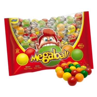 Imagem de Chiclete megaball pct 440 g - SUKEST IND DE ALIMENTOS FARMA LTDA