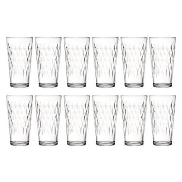 Imagem de Copo Vitrage 350ml Vidro Resistente Suco Agua Nadir - 12Un - NADIR FIG