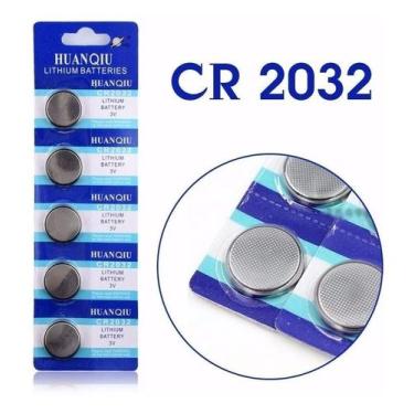 Imagem de Bateria De Lítio Cr2032 3v Cartela C/ 5 Pçs - HUANQIU