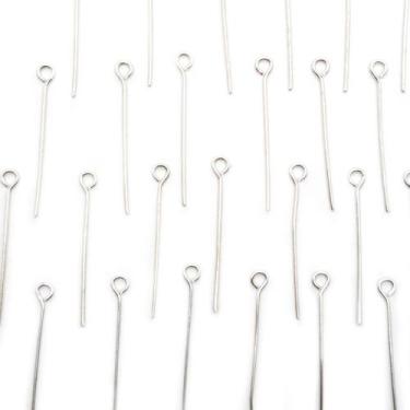 Imagem de Alfinete Contra Pino Metal Níquel 30mm 100pçs 15g - Macall