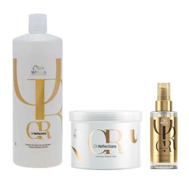 Imagem de Wella Professionals Oil Reflections Kit  Shampoo + Máscara + Óleo Capi