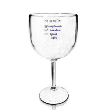 Imagem de Taça Gin Você Me Completa - Dia Dos Namorados - Krystalon