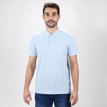Imagem de Camisa Polo Colcci Slim Azul Claro - Masculino-Masculino