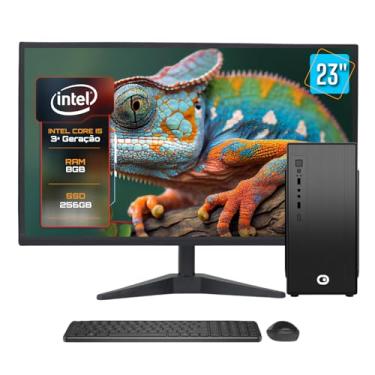 Imagem de Computador Completo 2Eletro Speed Intel Core i5, 8GB RAM, SSD 256GB, Bivolt, Monitor 23" Full HD - CD2E-0128SP