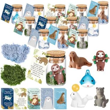 Imagem de Fumete 35 Set Employee Appreciation Gifts Bulk for Coworkers Staff Teacher Appreciation Bulk Positive Desk Pets Animal Pun Note Cards Office Christmas Thank You Gifts for Team Volunteer (Shark)