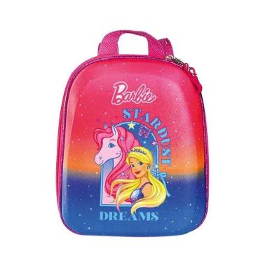 Imagem de Mochila Escolar Infantil Barbie Pegasus Tamanho P