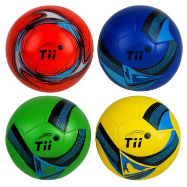 Imagem de Bola de Futebol N5 Tamanho Oficial Quadra Treino Couro Sintético