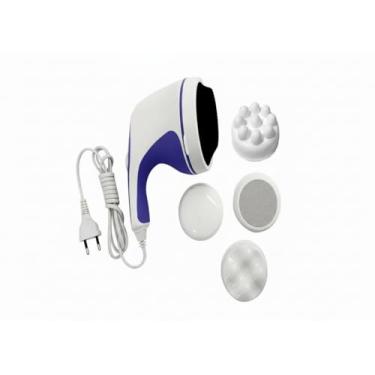 Imagem de Massageador Elétrico Corporal Portátil 4 em 1 com Controle de Velocidade – 220V