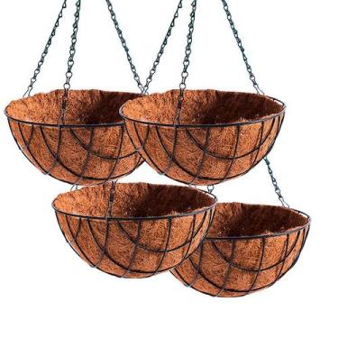 Imagem de Vaso de Pendurar Com Pendente De Ferro 20, 25, 30, 35 e 40cm Decoração