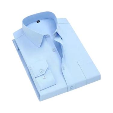 Imagem de Camisa Casual De Negócios Masculina plus Size 9XL 8XL 7XL De Manga Lon