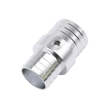 Imagem de OXCANO Adaptador de acoplador de farpa de mangueira de radiador de vapor de 3,5 cm com porta de vapor NPT de 1/20.3 cm para LS Swap Emenda Crossover do radiador de ventilação de vapor
