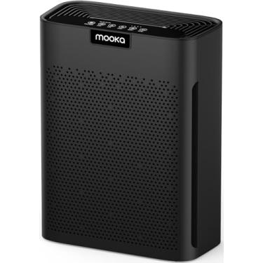 Imagem de MOOKA Purificadores De Ar Para Casa, Sala Grande, 2000 Pés² Com Filtros Laváveis, Esponja De Fragrância, Filtro Hepa H13, Purificador De Ar Para Animais De Estimação Para Quarto, Purificador De Ar P