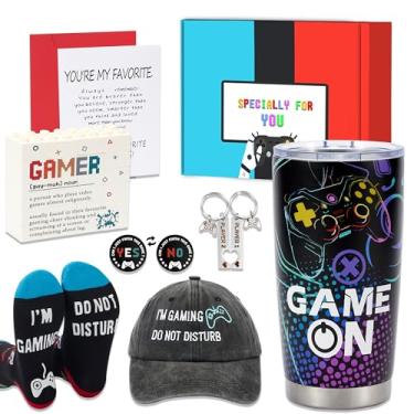 Imagem de Guguden Copos de café Gamer, canecas de gamers, presentes para meninos, crianças, homens, namorado, marido, cesta de presentes de aniversário para adolescentes, presente de decoração de sala de jogos