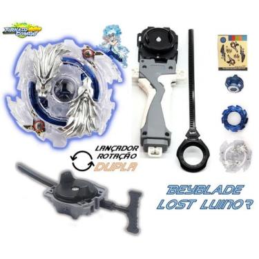 Imagem de Beyblade Burst Metals Com Lançador Lost Luinor Beyblader Lui - TD