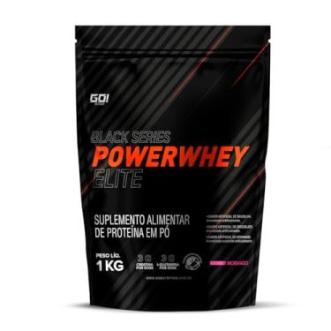 Imagem de Whey Protein Isolado Elite (80% Proteína) Morango1kg - GO NUTRITION