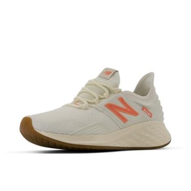 Imagem de New Balance Tênis de corrida feminino Fresh Foam Roav V1, Sal marinho/flare/permafrost, 11 Wide