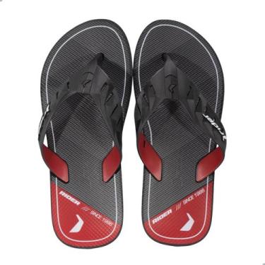 Imagem de Chinelo Rider 12505 Street Duo Plus Preto, Pt, Preto, Preto, Vermelho,