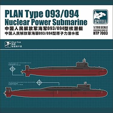 Imagem de MRY-SFW Flyhawk HTP7003 1/700 Plano Tipo 093/094 Kit de modelo de submarino de energia nuclear