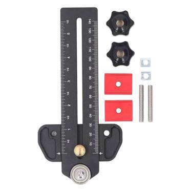 Imagem de QANYEGN Guia de gabarito de serra de mesa de rasgo fino, ferramentas de marcenaria para cortes de tiras finas, guia de rasgo rápido e fino para serras de fita, serras de mesa, fres