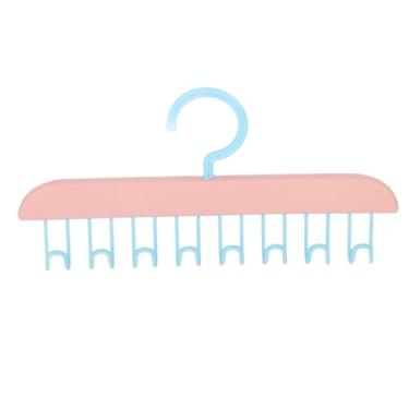 Imagem de ZJchao Cabide de sutiã, Cabide de Regata, Organizador de sutiã que Economiza Espaço, Organizador de Roupas Onduladas Com Ganchos para Camisolas, Regatas, Sutiãs, Gravatas, Trajes de (PINK)
