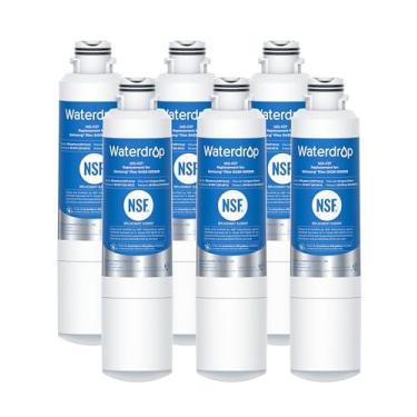 Imagem de Waterdrop DA29-00020B Filtro de água para geladeira, substituição para Samsung HAF-CIN/EXP, DA29-00020A/B, DA29-00020B-1, RF263BEAESR, RF28HMEDBSR, RF263TEAESG, RF4287HARS, 6 filtros