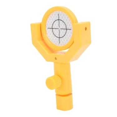 Imagem de WALFRONT Prisma Refletor de Estação Total de 50 Mm Com Suporte de Montagem, Alvo Reflexivo de Construção Em ABS para Levantamento de Terrenos, Mineração de Túneis e Projetos Rodoviários