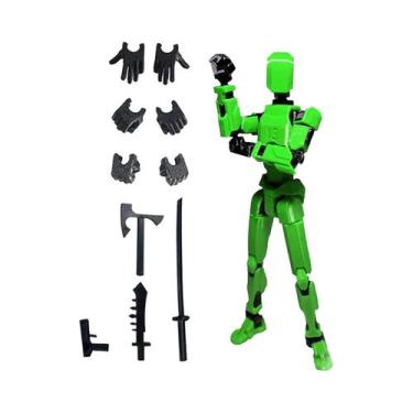 Imagem de Boneco De Ação Robô Transformável Portátil Para Crianças, Brinquedo Em