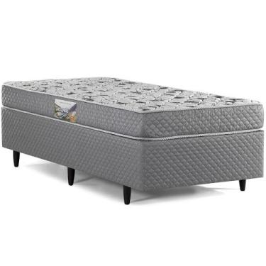 Imagem de Cama Box de Solteiro Herval Ortopedic Black, Espuma Alto Suporte, 59x8