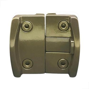 Imagem de Bate Fecha 1570Mini P/ Janela De Blindex V/v Metal - Bronze - Mettallf