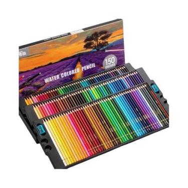 Imagem de Conjunto De Lápis De Cor Profissionais 48/72/120/150/200 Cores, Materi