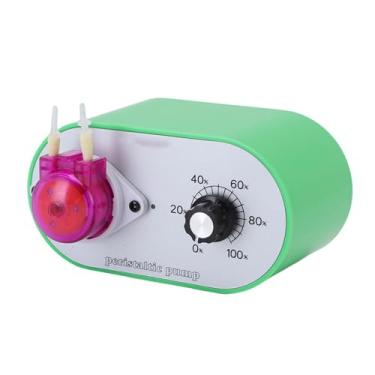 Imagem de Garosa Bomba Peristáltica Ajustável, Bomba Pequena Resistente a Produtos Químicos, Velocidade Variável para Uso Doméstico e Em Laboratório (Plugue UE)