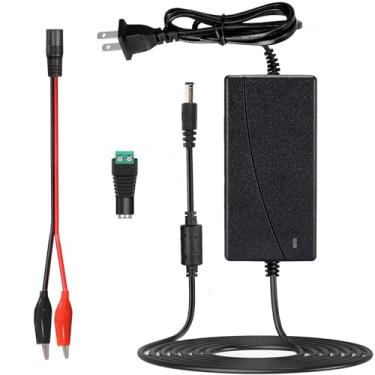Imagem de Minidodoca Adaptador de fonte de alimentação CC 12V 5A Transformador conversor CA 100-240V entrada com conector de saída CC de 5,5 x 2,5 mm para módulo de luz LED 5050 3528, sistema de câmera de