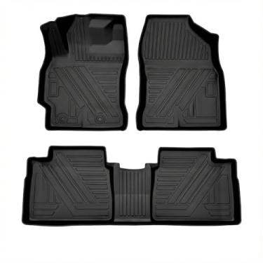 Imagem de Tapetes Corolla para Toyota Corolla Sedan 2014-2019 Acessórios TPE Tapetes de proteção para todos os climas Impermeáveis, duráveis, antiderrapantes, inodoros, frente e tapete dedicado para Toyota