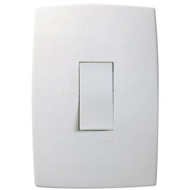 Imagem de Interruptor Simples Vertical Pialplus - 611100 - Pial Interruptor Simples Vert. Pialplus Pial 611100