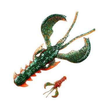 Imagem de Iscas de pesca loucas-supercontinente, isca plástica macia, camarão, l