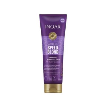 Imagem de Inoar shampoo bisnaga 240ml speed blond desamarela