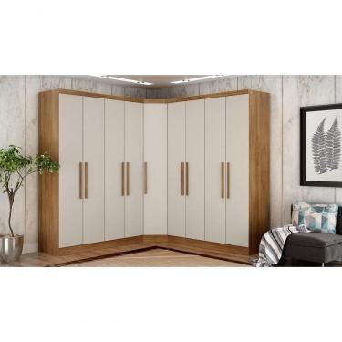 Imagem de Modulado Closet Completo 9 Portas 6 Gavetas - Linea-cumaru-fendi - Móveis Horizonte