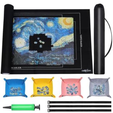 Imagem de Conjunto de 4 tapetes Puzzle Roll Up para quebra-cabeças de 500-1500 p