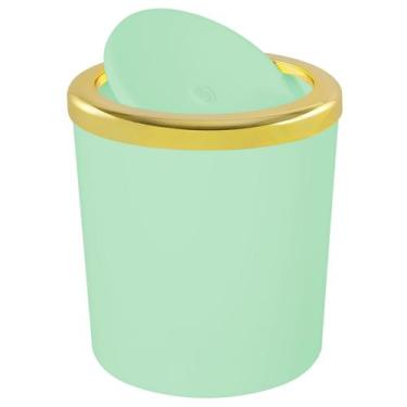 Imagem de Lixeira 5 Litros Para Banheiro Lavabo Cozinha Outlet Wp Connect Fora D